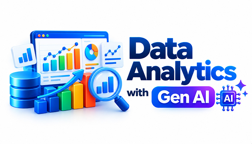 Data Analytics with Gen AI course banner