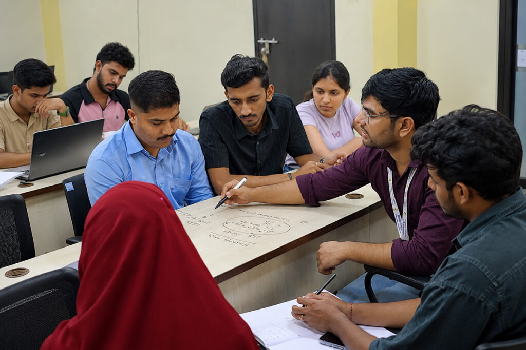 Experienced ScholarLogic trainer with students in class